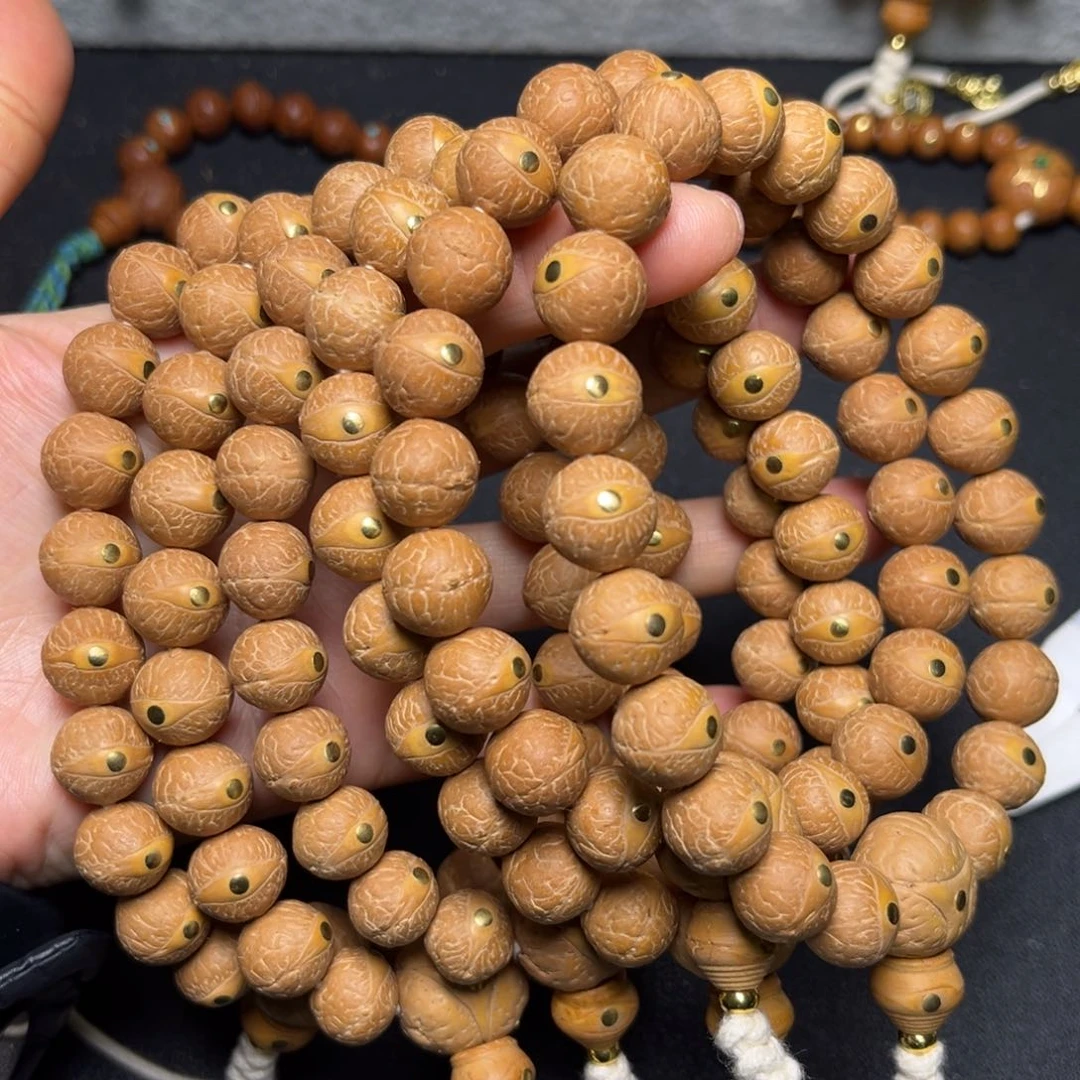 凤眼菩提吊坠12.5mm铜钉精品手串