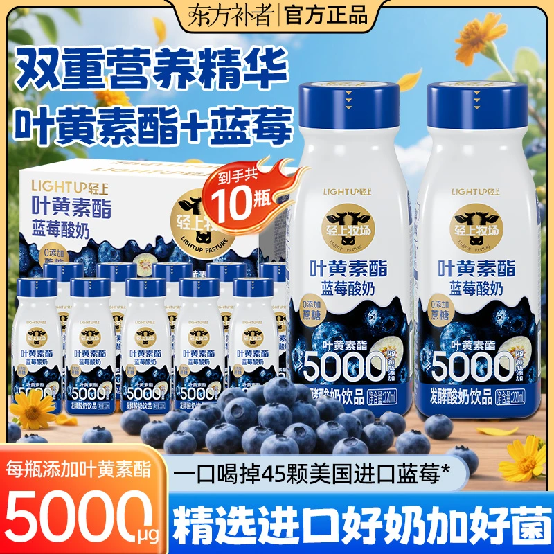 东方补者叶黄素酯蓝莓酸奶饮品轻食代餐好奶酸甜畅享乳制品饮料