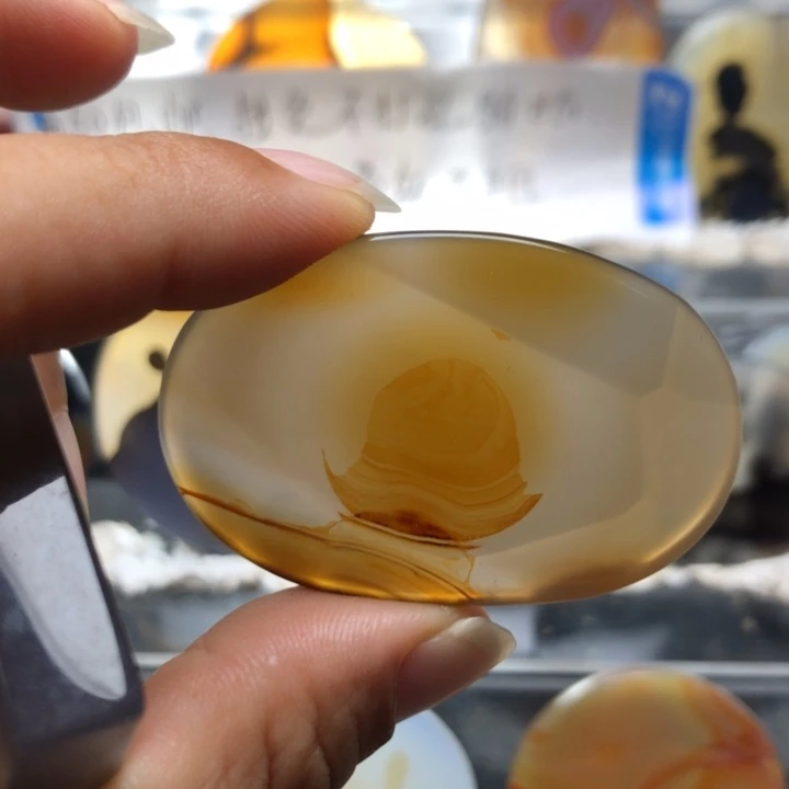 合金玛瑙/玉髓珠宝奇石83有瑕
