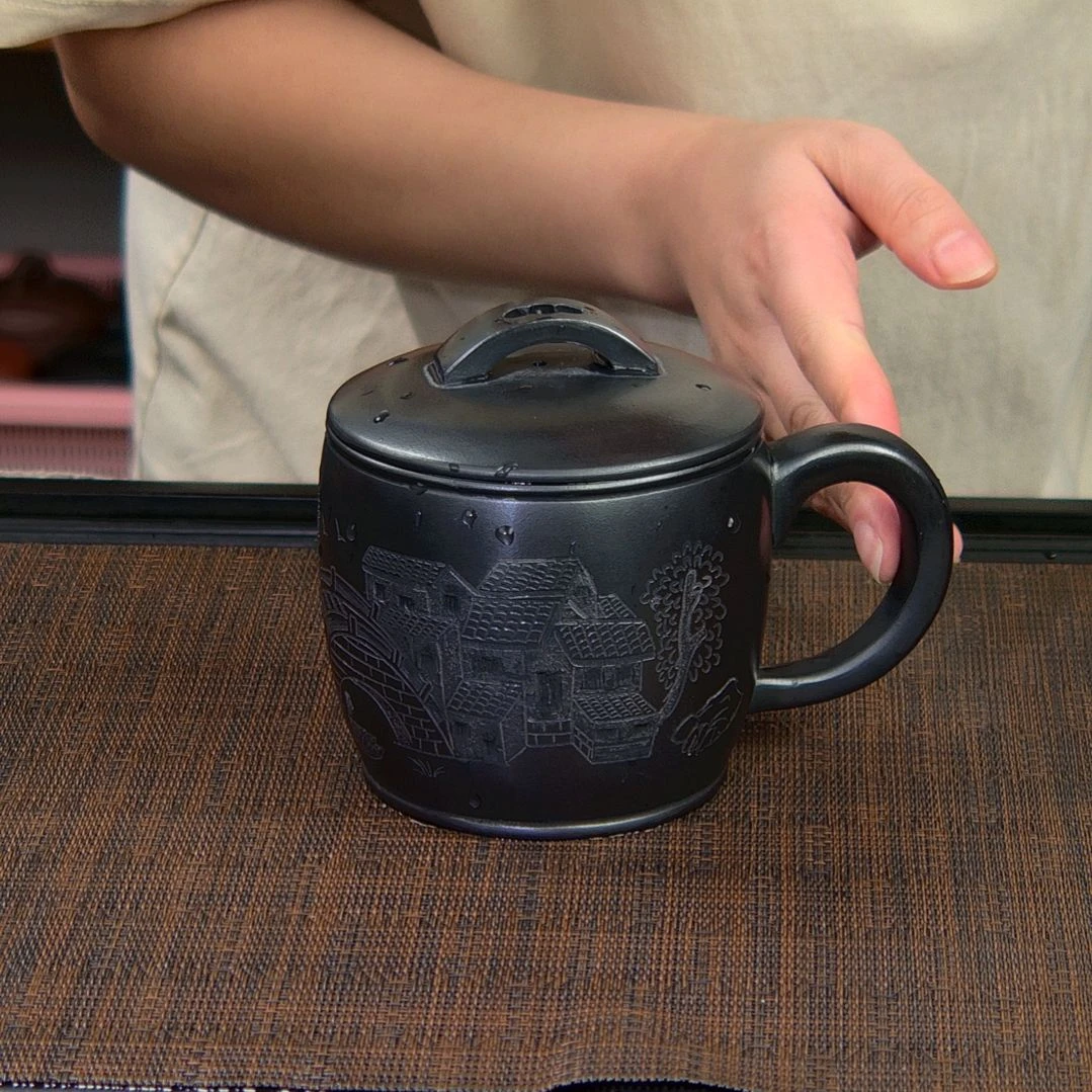 茶杯紫砂高货放漏