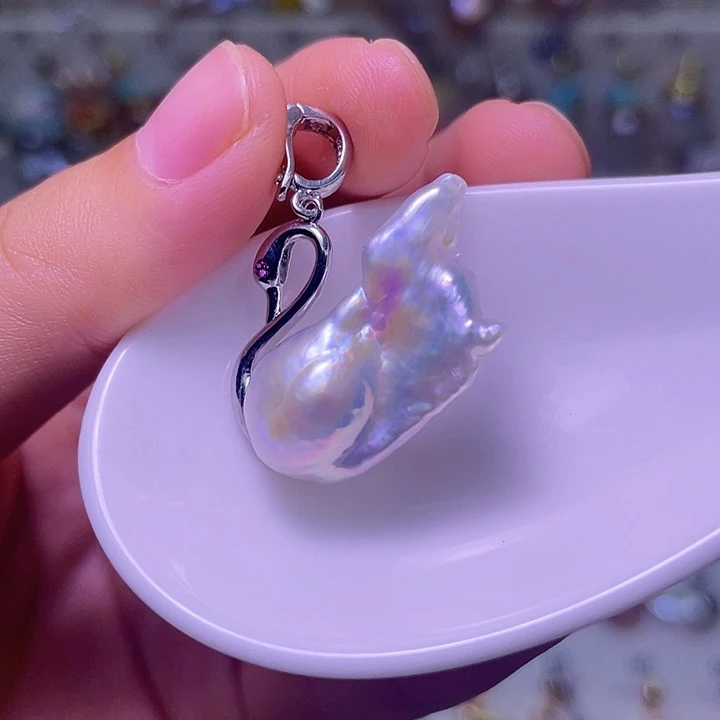 合金淡水珍珠颈饰66