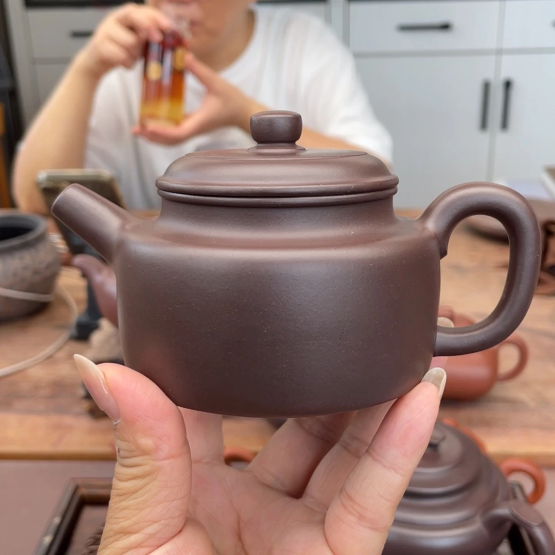 茶杯紫砂老紫泥德钟