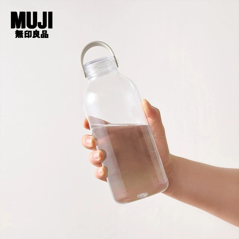 无印良品 MUJI 共聚酯 运动水杯 Tritan 水杯 随手杯塑料手柄杯子