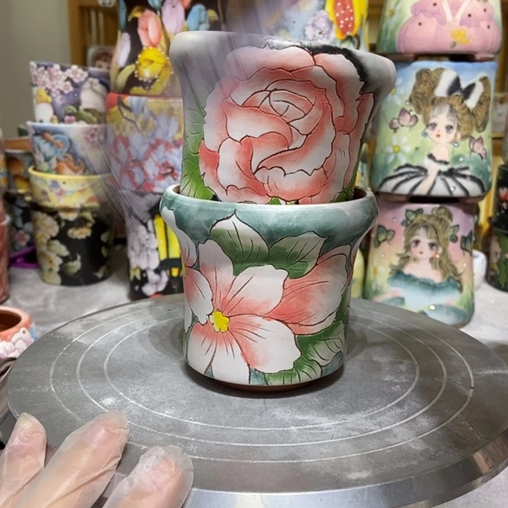 景德镇艺术手绘作品