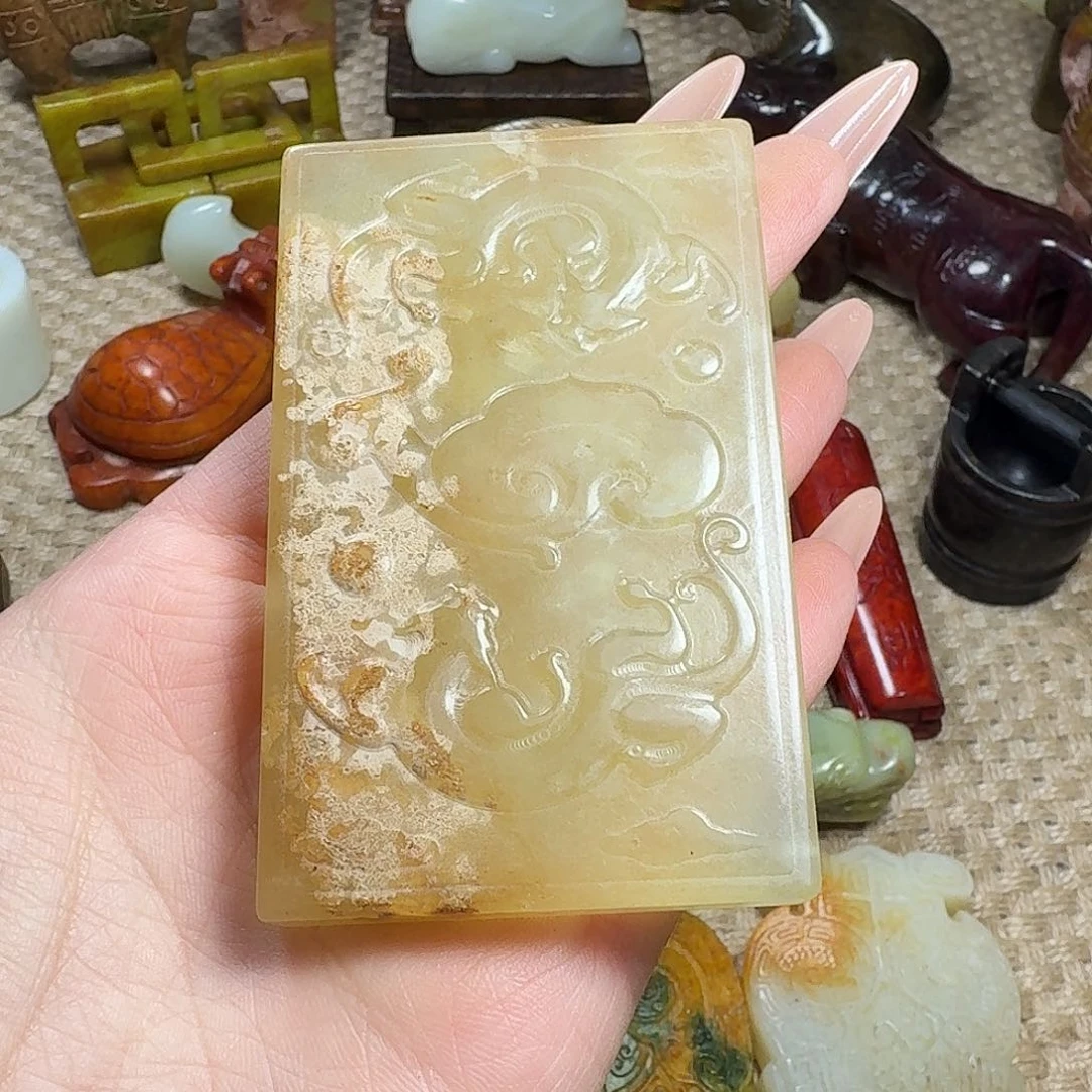 白玉菩提吊坠挂件