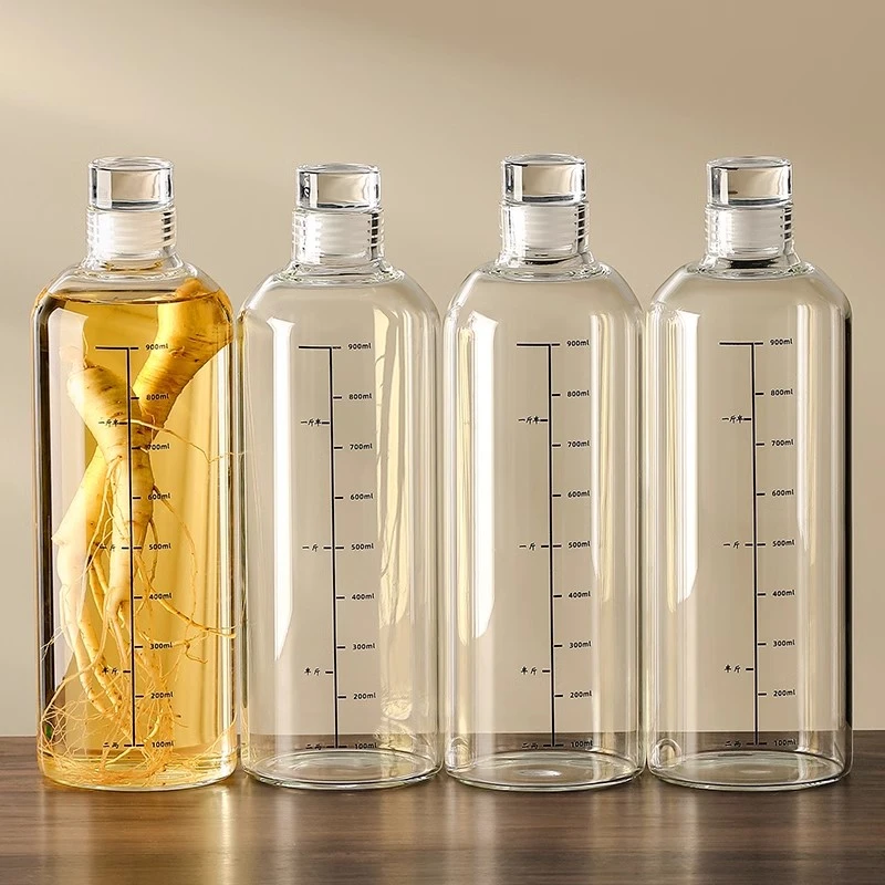 玻璃泡酒专用酒瓶白酒瓶空瓶食品级高档私定密封瓶酒罐存装酒容器