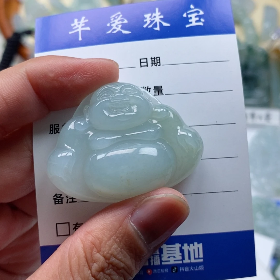 颈饰未镶嵌翡翠：***：佛公