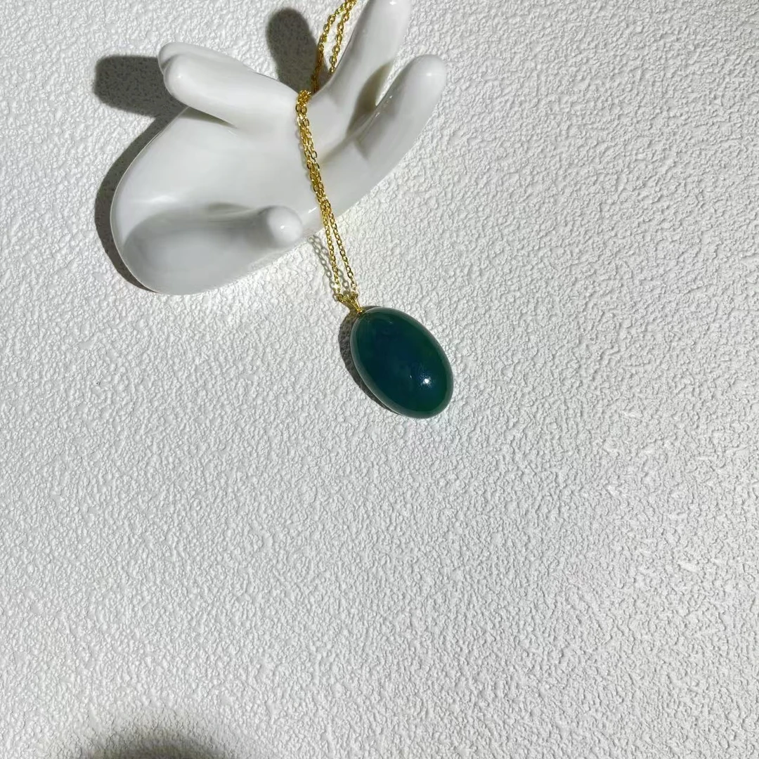 天然和田玉 碧玉鸽子蛋吊坠 多样性发货拍一发一H453