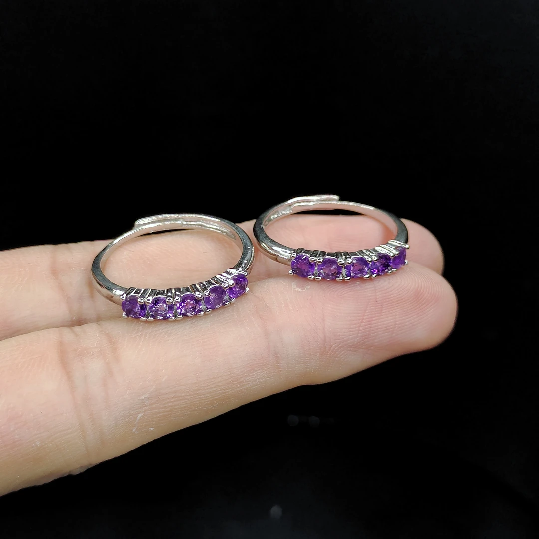 【李想精选】紫水晶戒指Y44【多样性发其一】