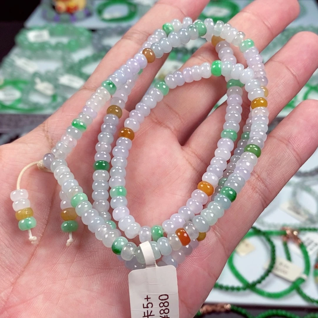 未镶嵌手链翡翠马*旺卡5+