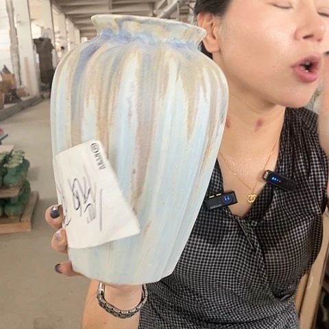 景德镇陶瓷花瓶复古小南瓜