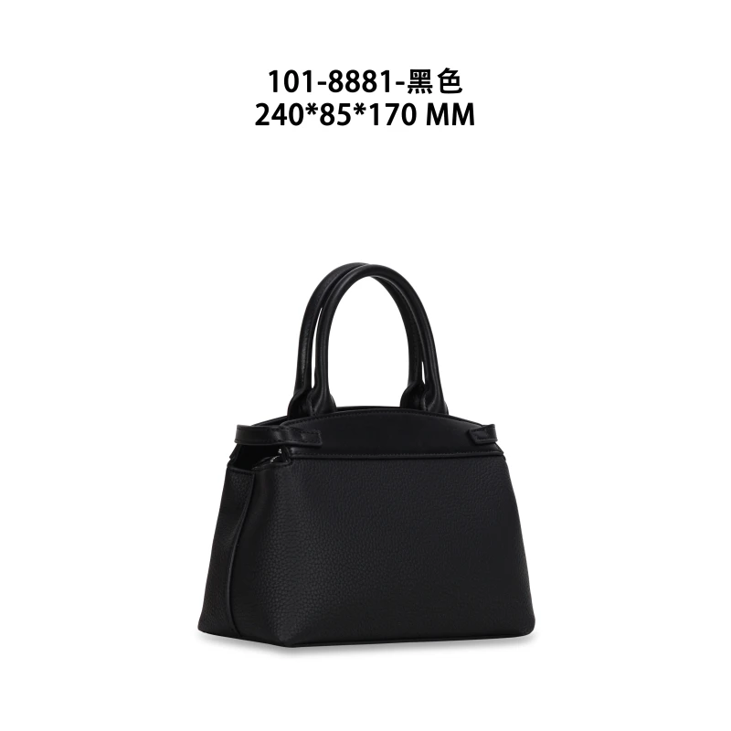 RAIN.CUN【初阳甄选】GQ-8881-黑色轻奢潮流经典小众女包