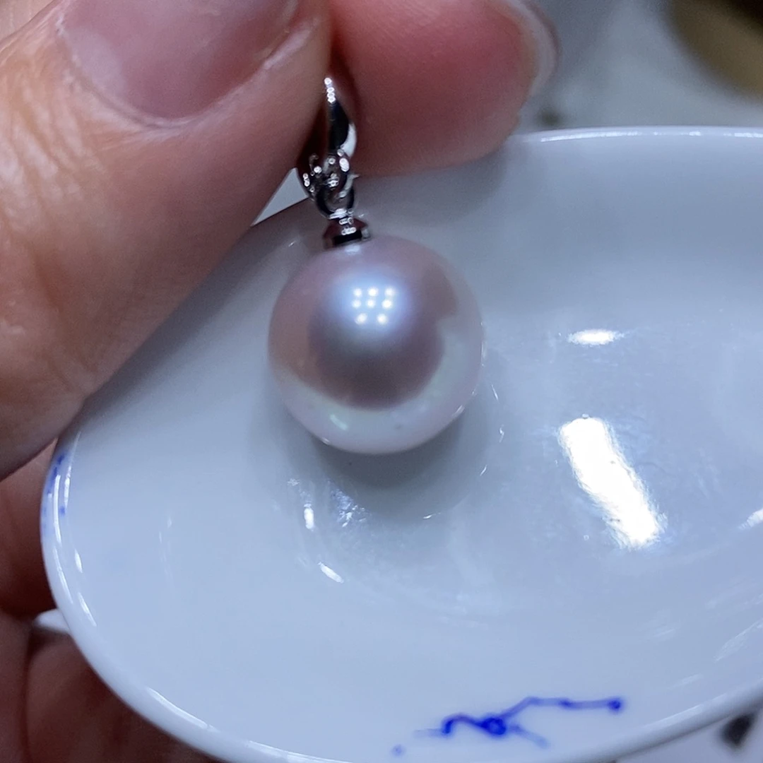 未镶嵌淡水珍珠耳钉