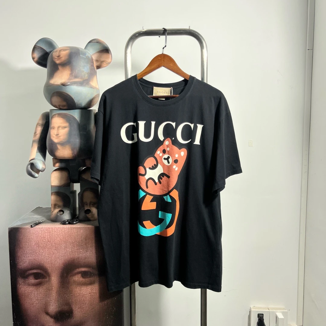 99新 GUCCI/古驰 小熊短袖 R1450 尺码：XL胸围57衣长76 编码3
