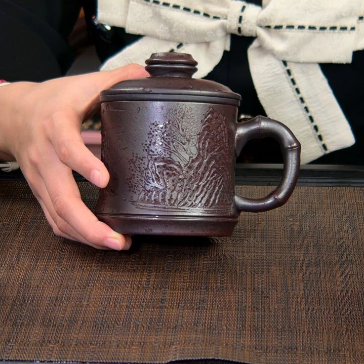 茶杯紫砂高货放漏