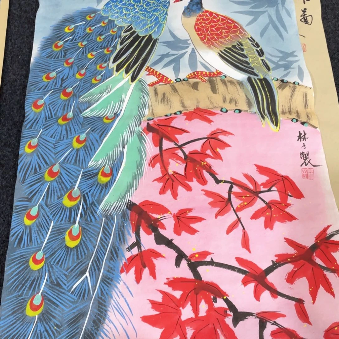 国画国画作品画心一张