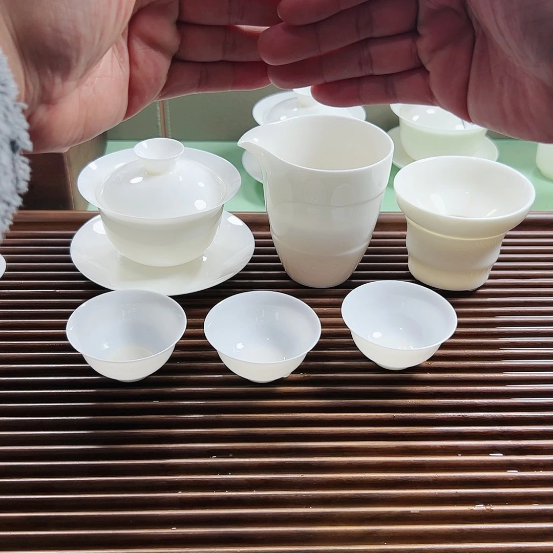 小飞碟盖碗➕公杯➕纱布过滤➕6功夫杯
