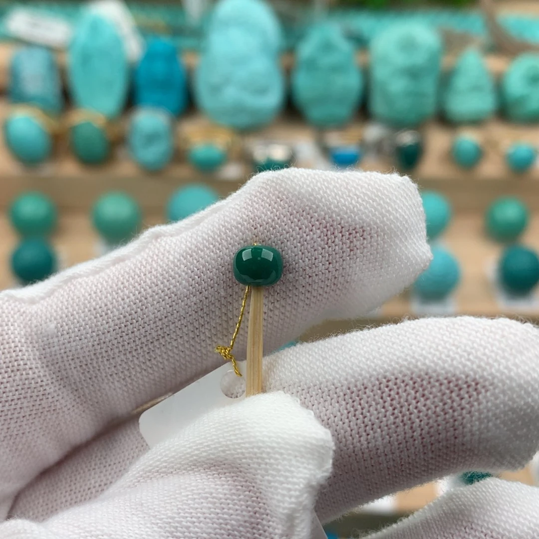 绿松石配饰未镶嵌5.5-4.5