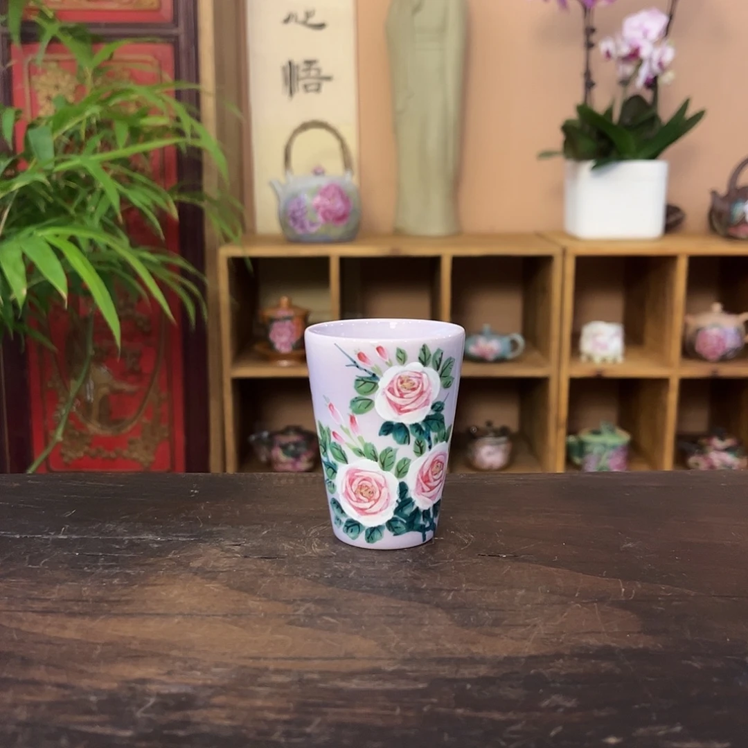 景德镇纯手工手绘柴烧