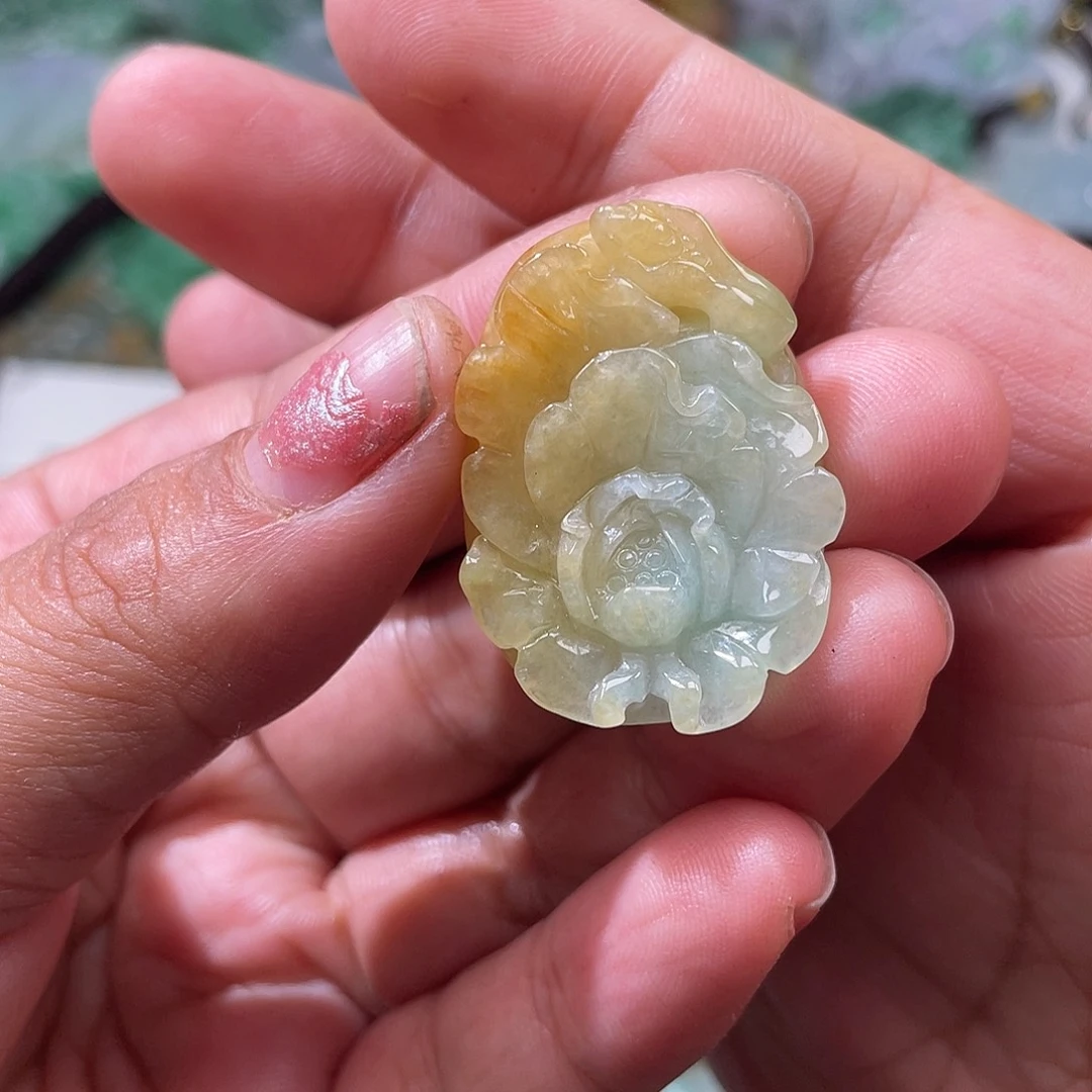 颈饰未镶嵌翡翠翡玉缘翡翠