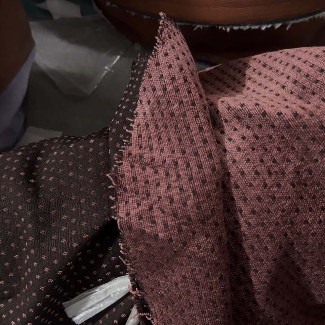 波点雪尼尔D02。