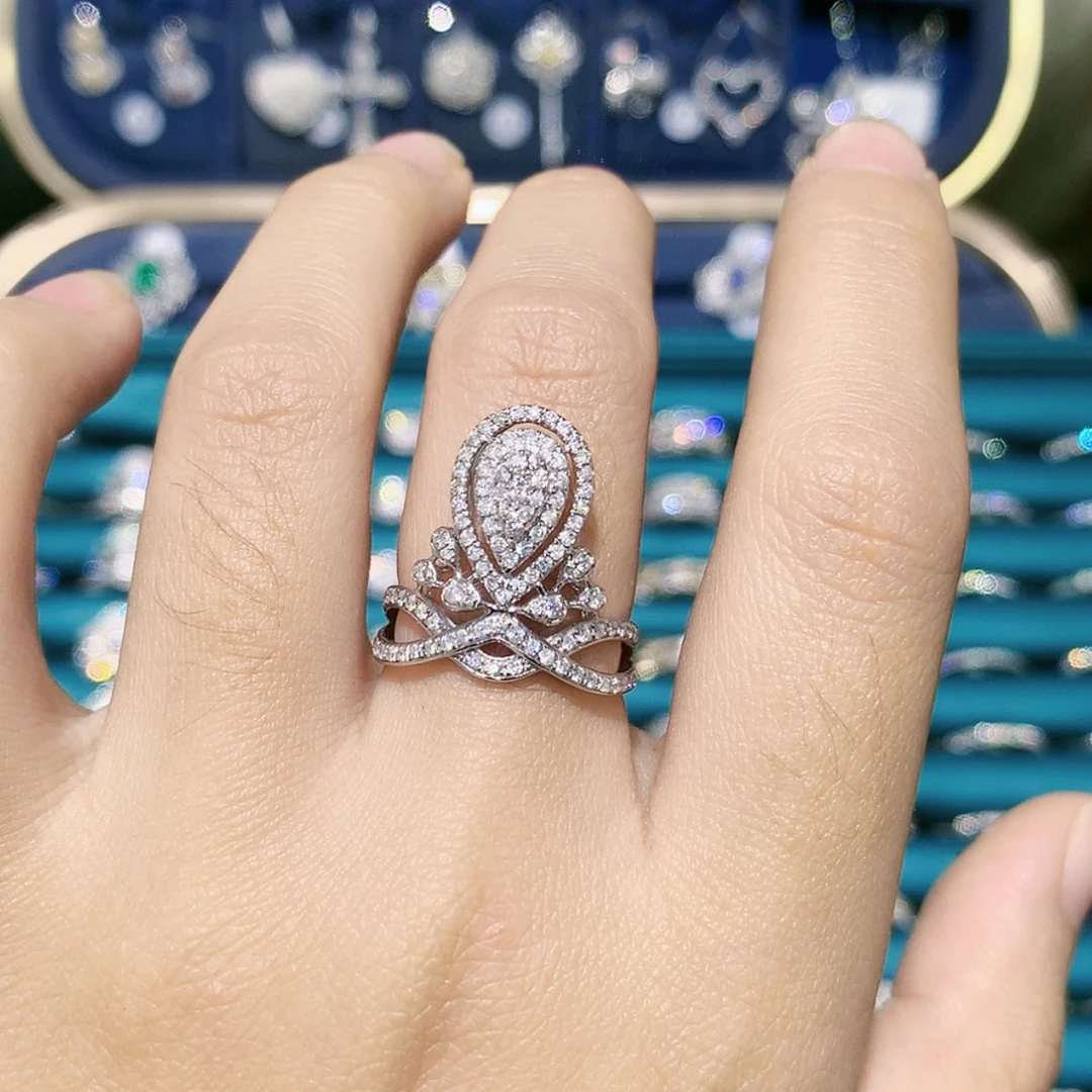 【闪购商品】铂Pt900镶嵌戒指/指环钻石