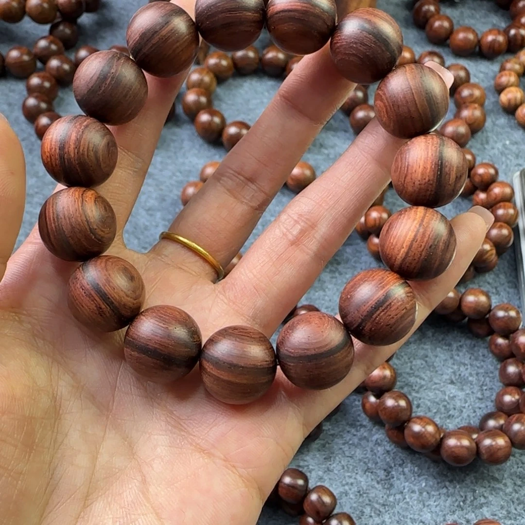 手串/手链黄花梨/降香黄檀一线天紫油梨圆珠