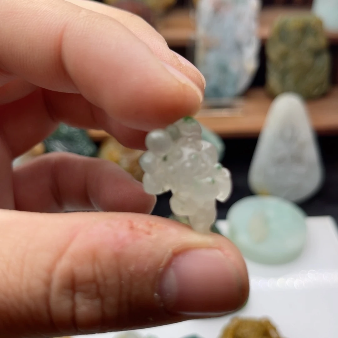 定制翡翠未镶嵌时*莲花