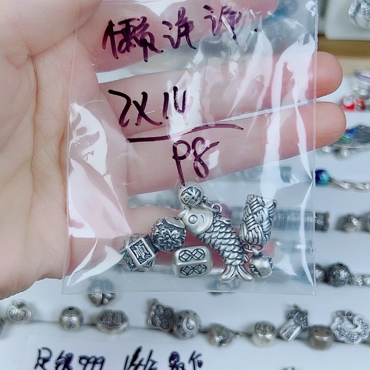珐琅足银足银配件