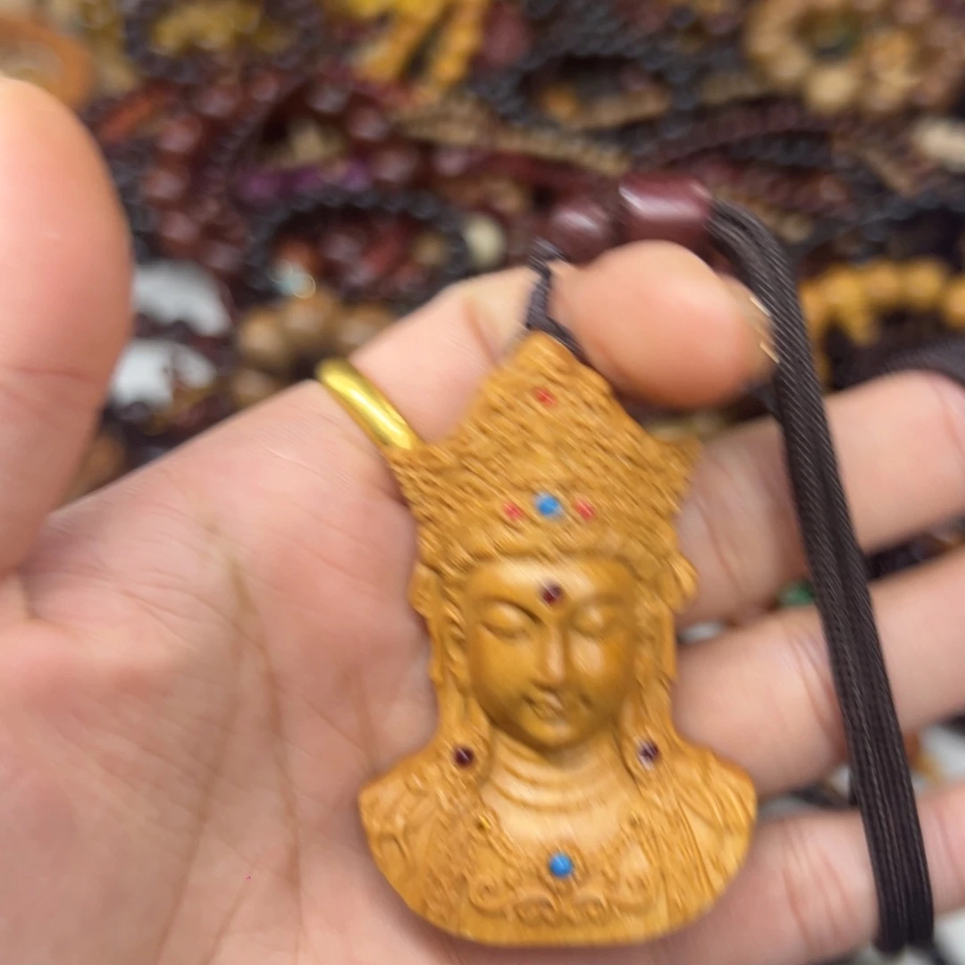 维腊木（绿檀）无事牌