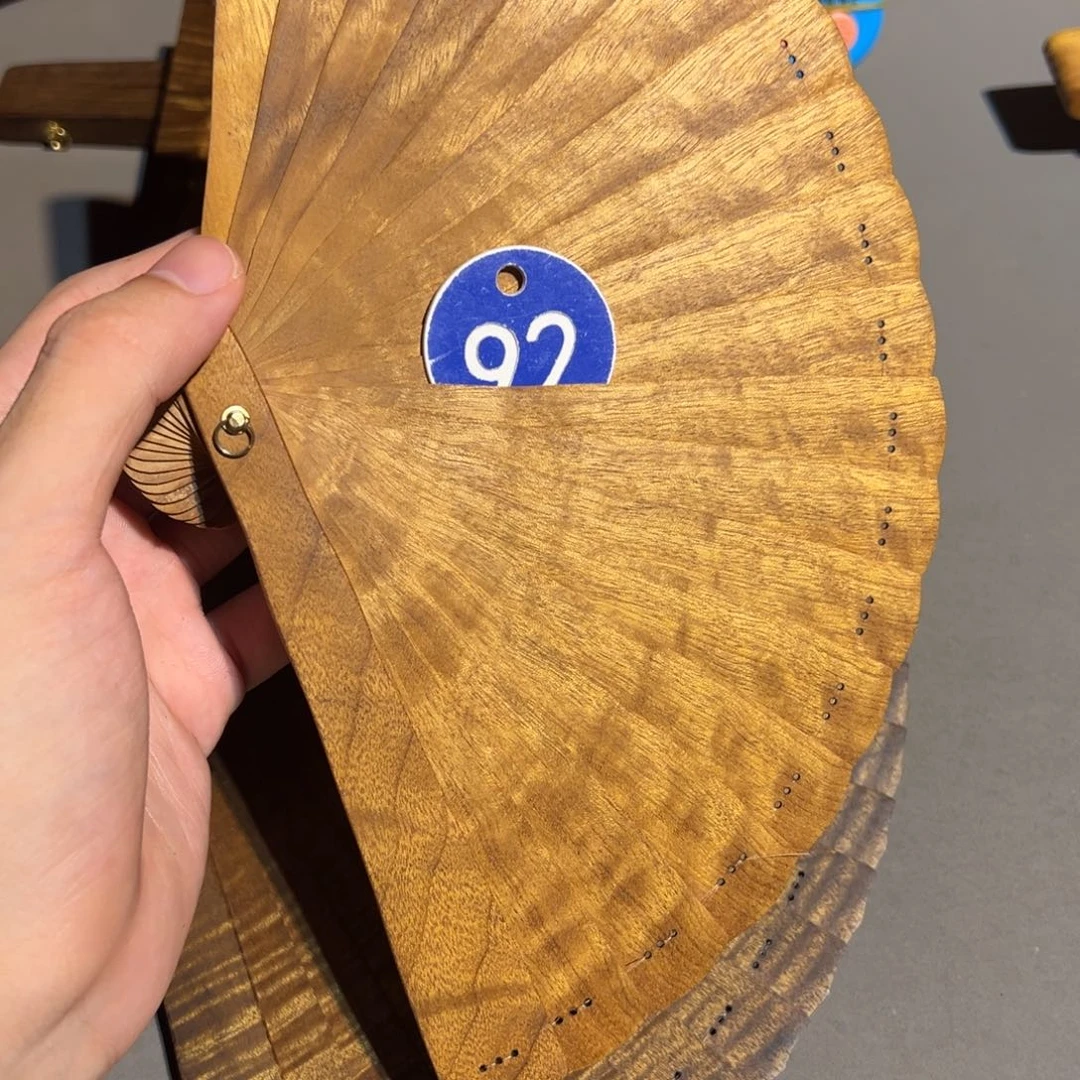 金丝楠小叶桢楠苏扇15cm
