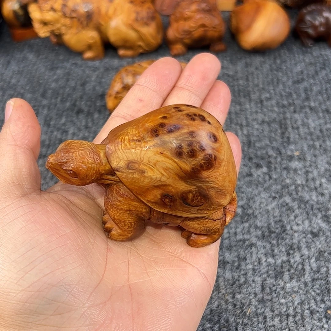 淳****崖柏崖窝黑金瘤花小乌龟