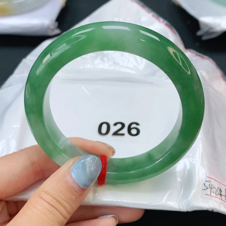 翡翠手镯未镶嵌元*翡翠手镯54.8