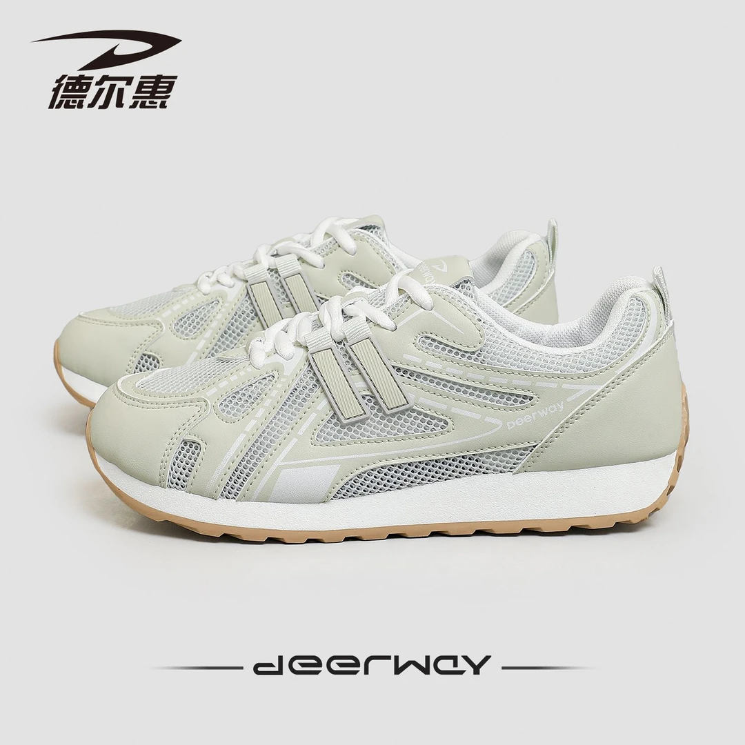 德尔惠女款夏季运动鞋2025新款穿裙子专用明星同款百搭鞋子