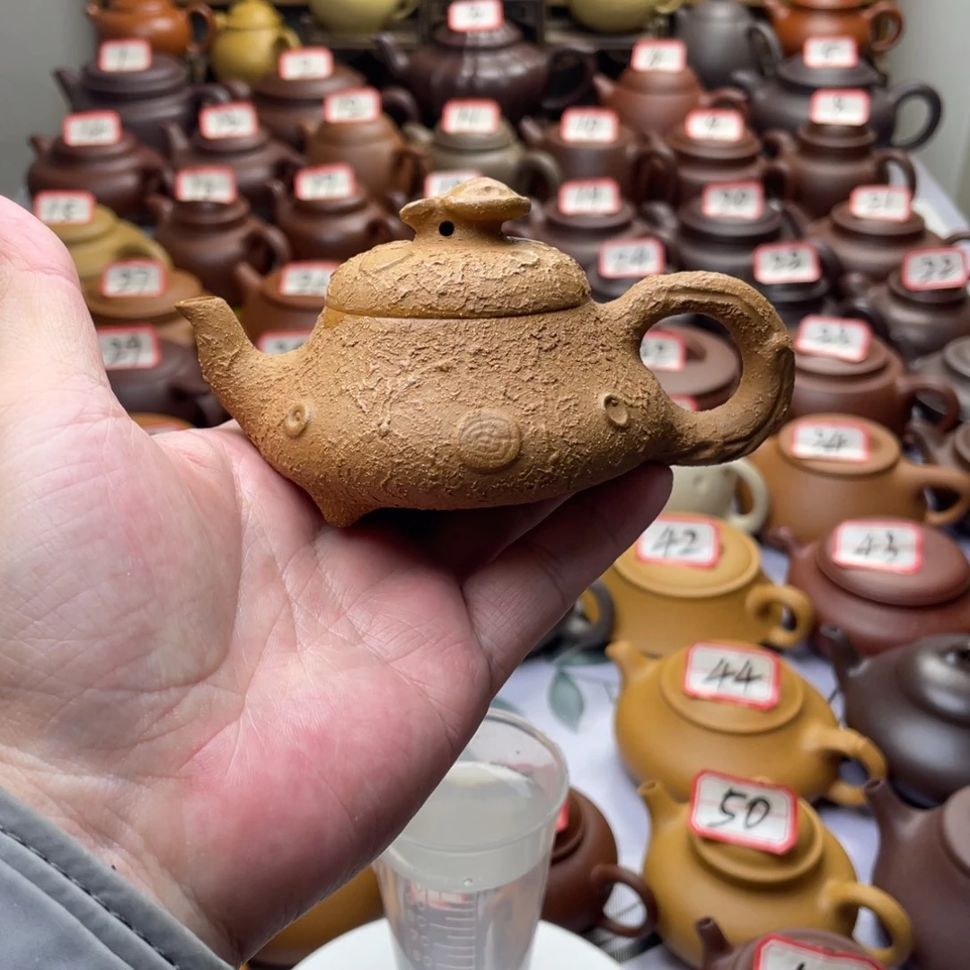 紫砂茶壶宜兴紫砂半手工