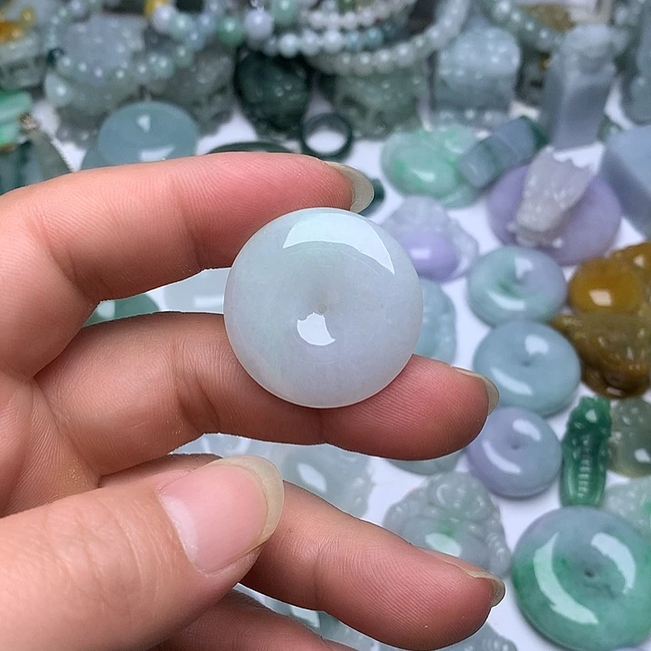 翡翠未镶嵌颈饰天然翡翠