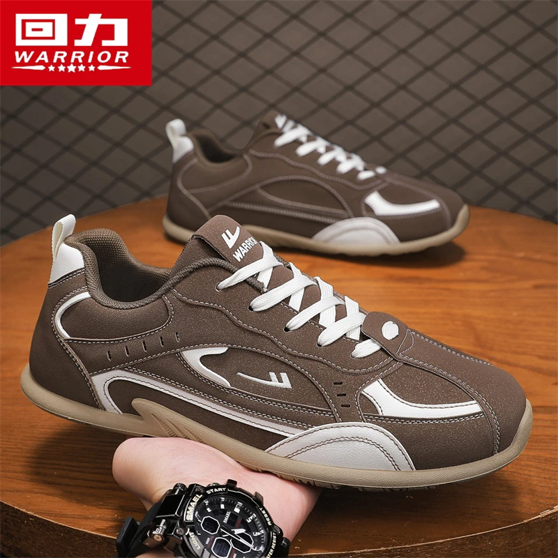 回力德训鞋男款冬季2025新款复古百搭休闲平底鞋运动防滑阿甘板鞋
