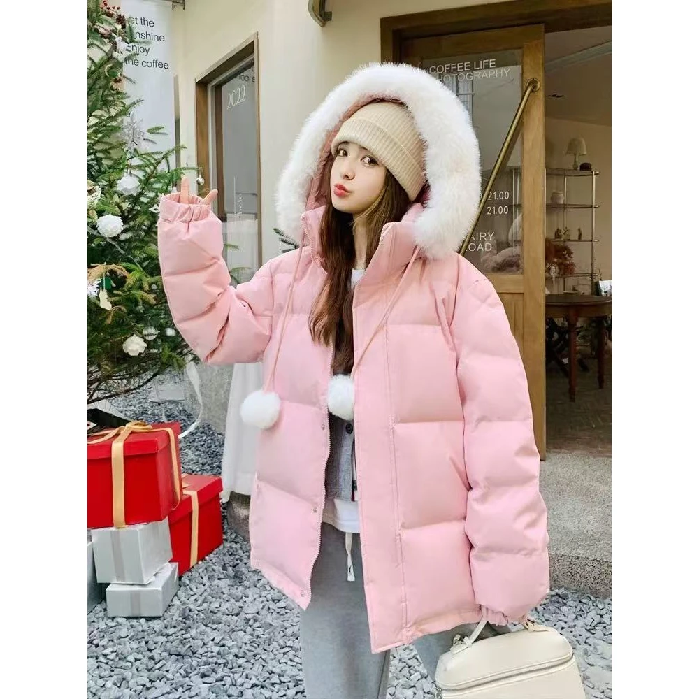 0640 韩系温柔风羽绒服女冬季新款爆款甜美加厚白鸭绒a8-a9-3