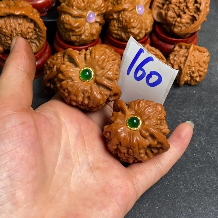 把件文玩核桃官帽，160