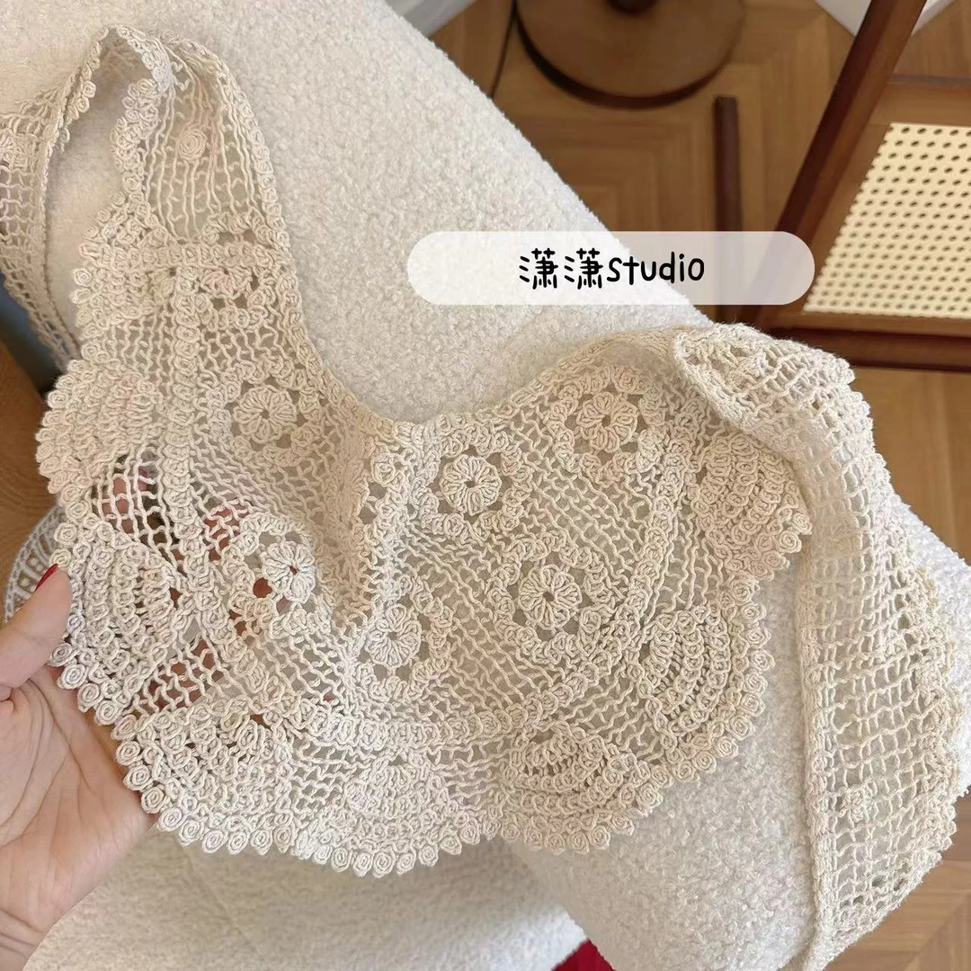 【钩织披肩】【人手必入】【百搭】潇潇自制手工钩织韩系百搭披肩XS2403