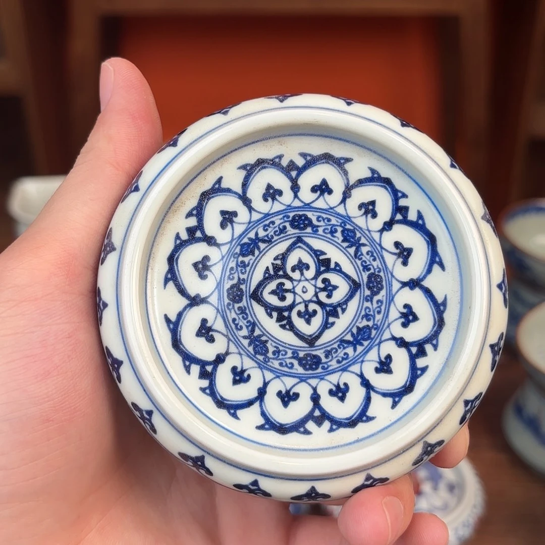 瓷片高白泥宝相盖置