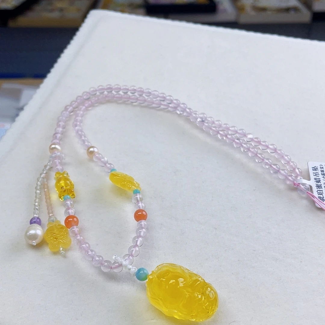 蜜蜡未镶嵌裸石蜜蜡吊坠