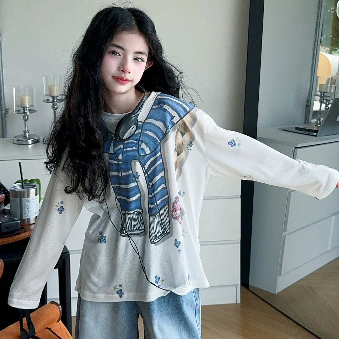 防晒衣女童新款中大童夏装空调服长袖儿童防晒服户外时尚上衣