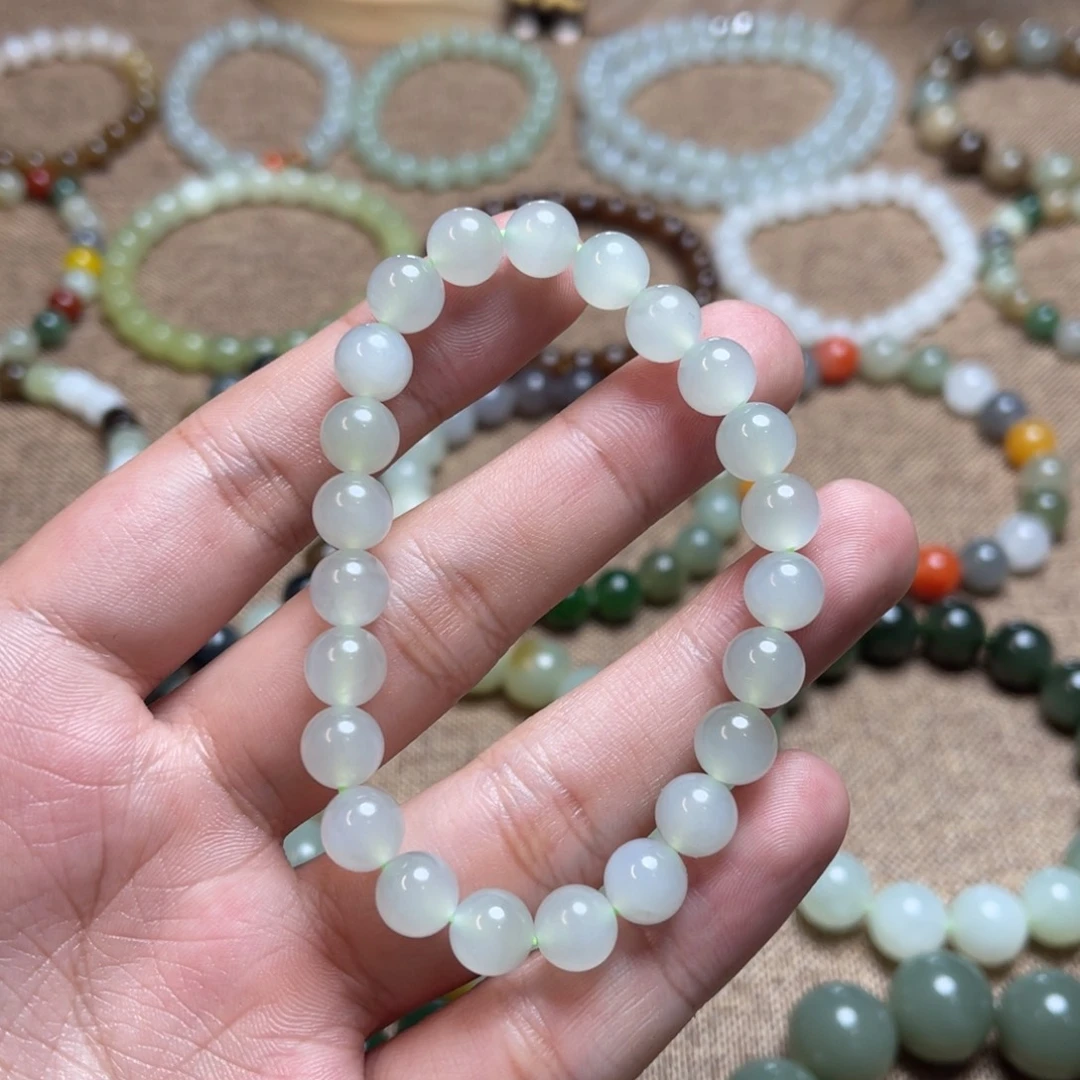 和田玉未镶嵌手链