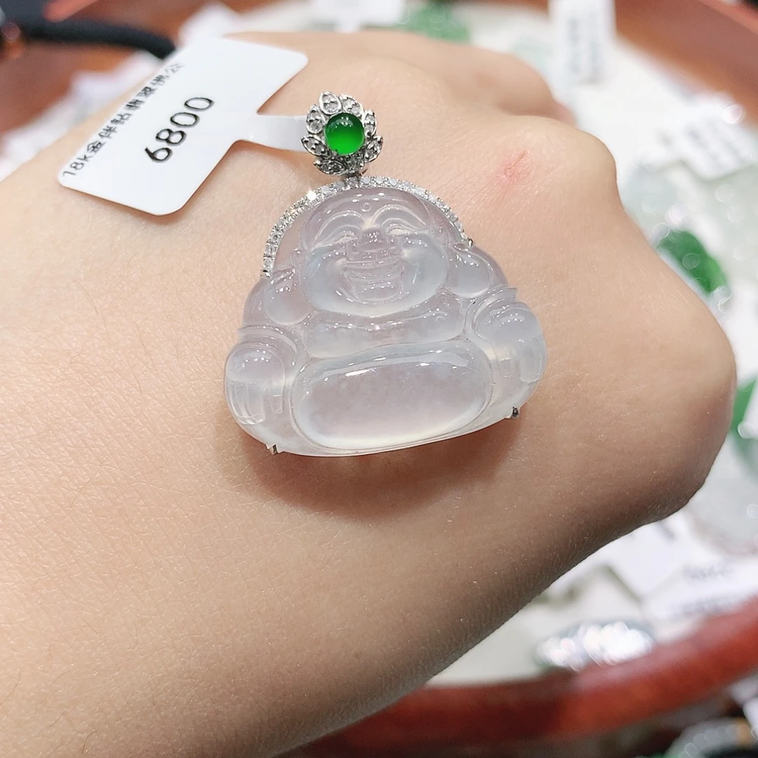 翡翠未镶嵌颈饰缅甸天然翡翠