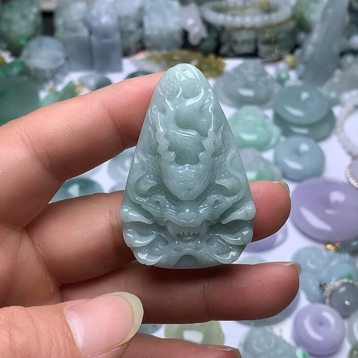 翡翠未镶嵌颈饰天然翡翠