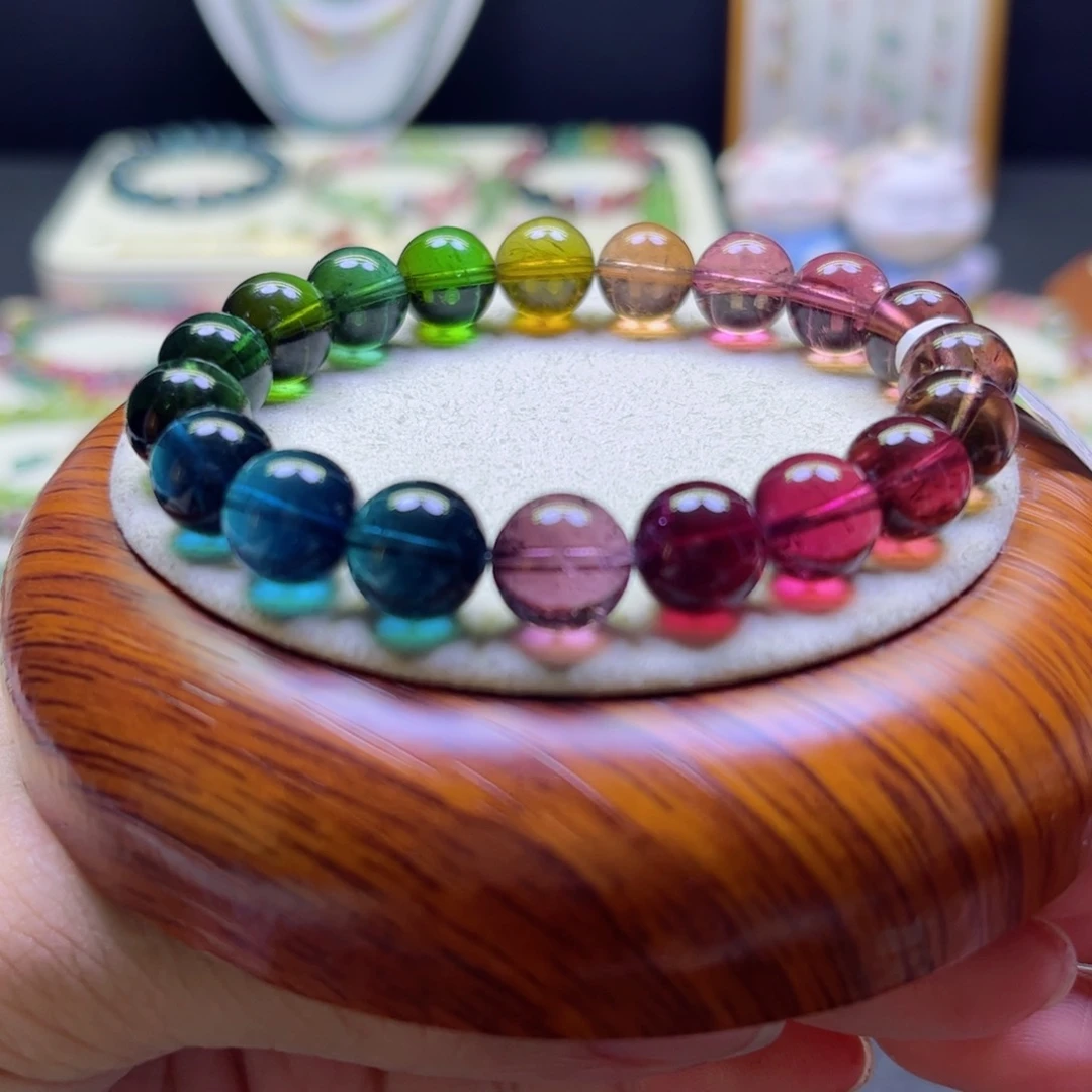 碧玺手链未镶嵌色标传承