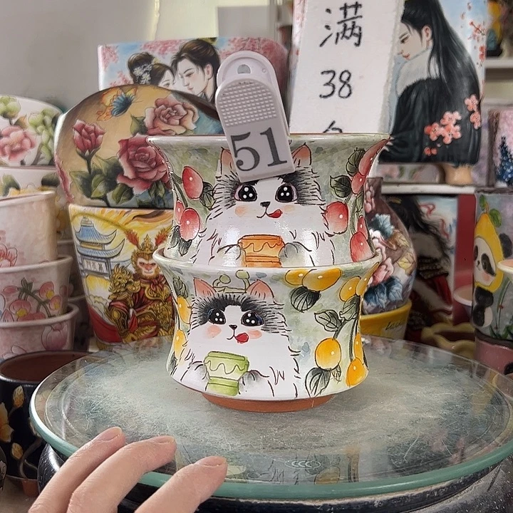 景德镇市手绘花盆性价比超级无敌高