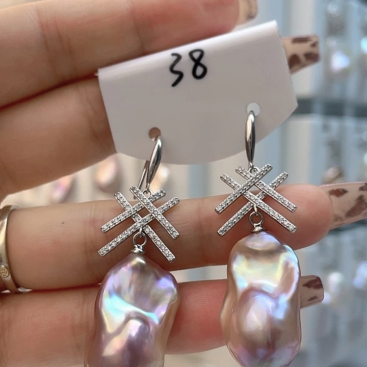 淡水珍珠颈饰银S925镶嵌