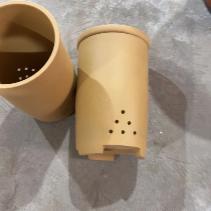 紫砂紫砂花盆破损补发高度22口径14俩只